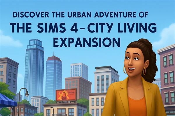Discover the urban adventure of the sims 4 - city living expansion